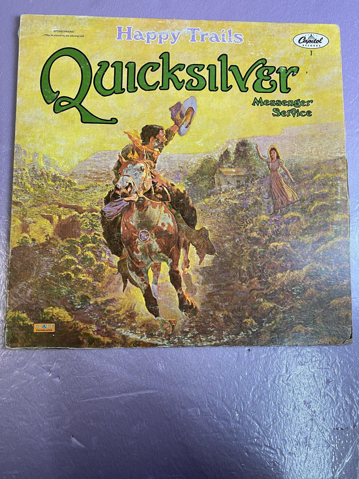 Vintage Quicksilver Messenger Service Happy Trails Vinyl 1969 Capitol Psych Rock
