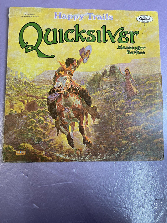 Vintage Quicksilver Messenger Service Happy Trails Vinyl 1969 Capitol Psych Rock