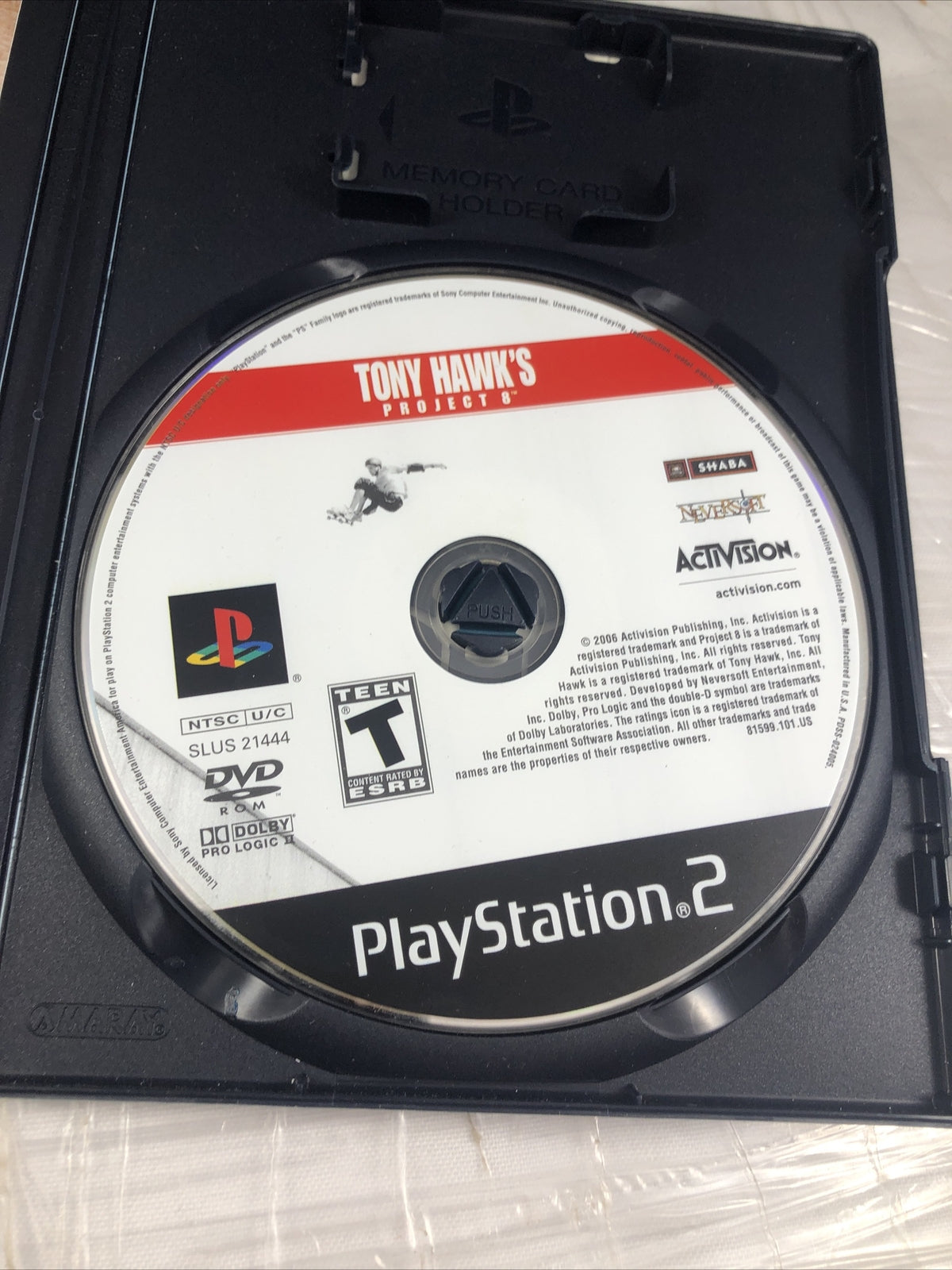 Tony Hawks Project 8 PS2 PlayStation 2 Complete CIB Damaged Untested