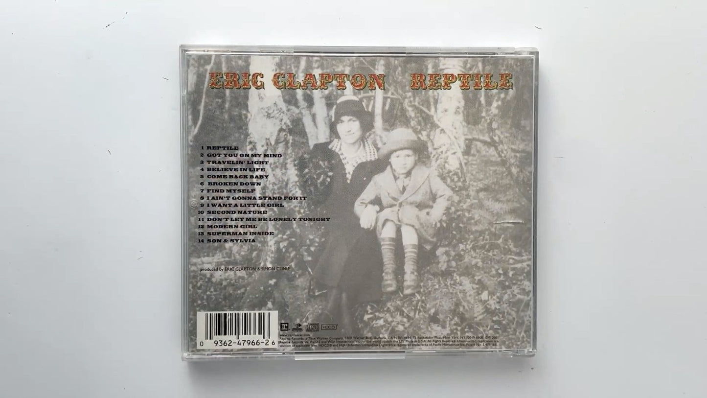 Eric Clapton - Reptile CD 2001 Rock Blues Reprise Label