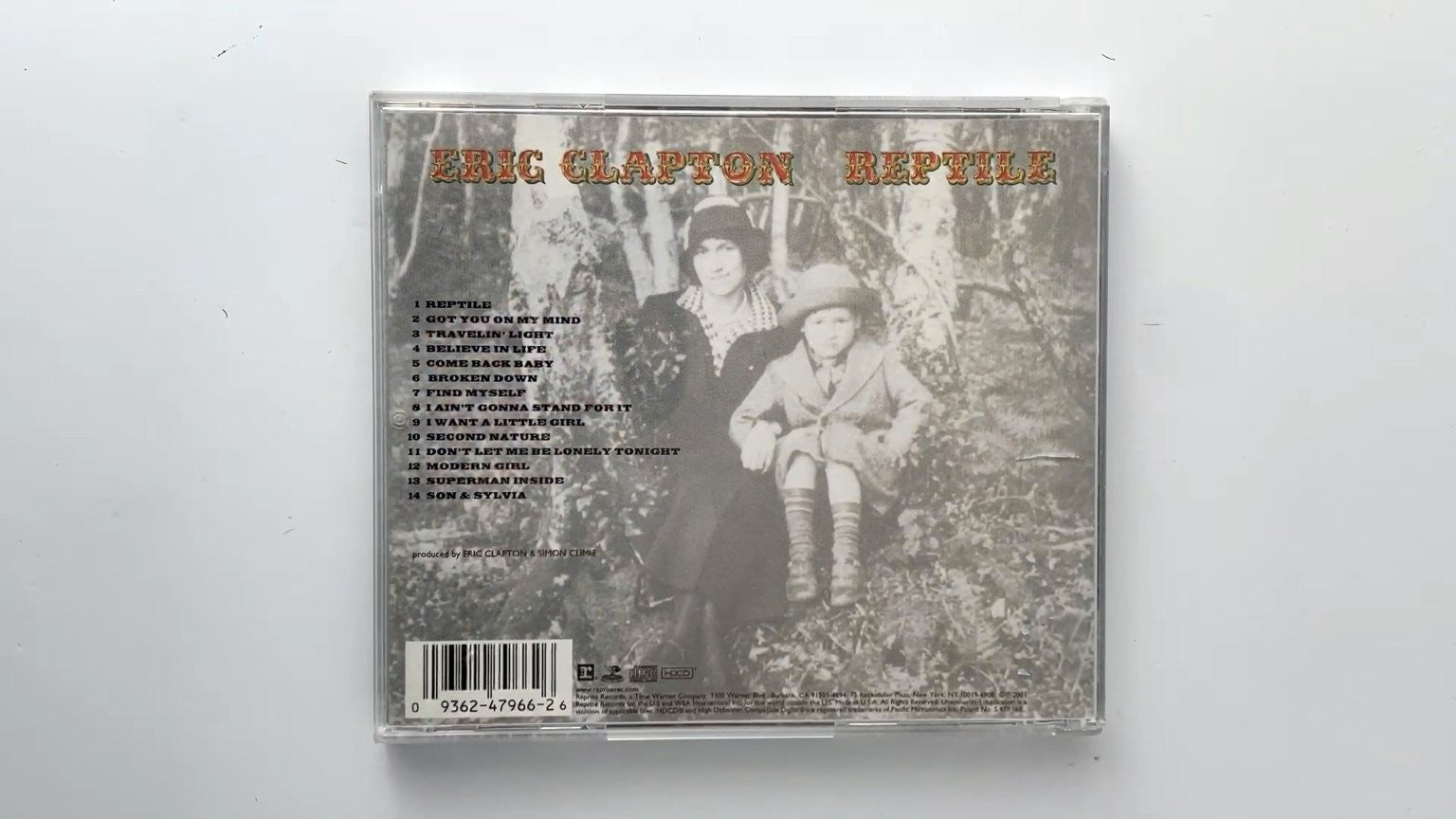 Eric Clapton - Reptile CD 2001 Rock Blues Reprise Label