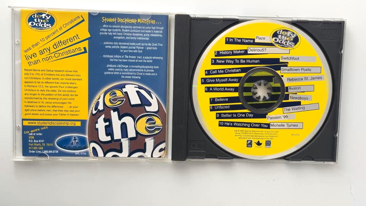 Defy The Odds - Define The Difference CD 1999 Christian Rock Sparrow