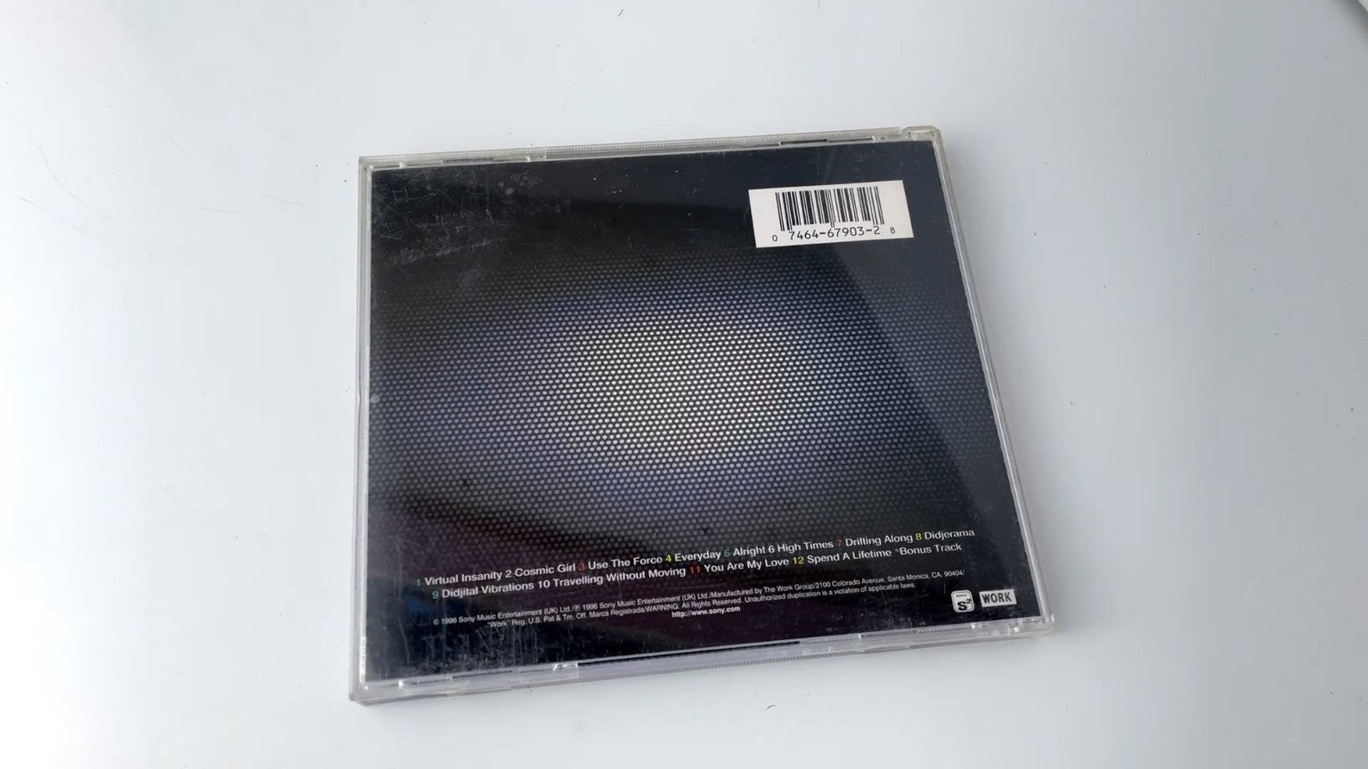 Jamiroquai - Travelling Without Moving CD 1996 Classic Funk Acid Jazz Work