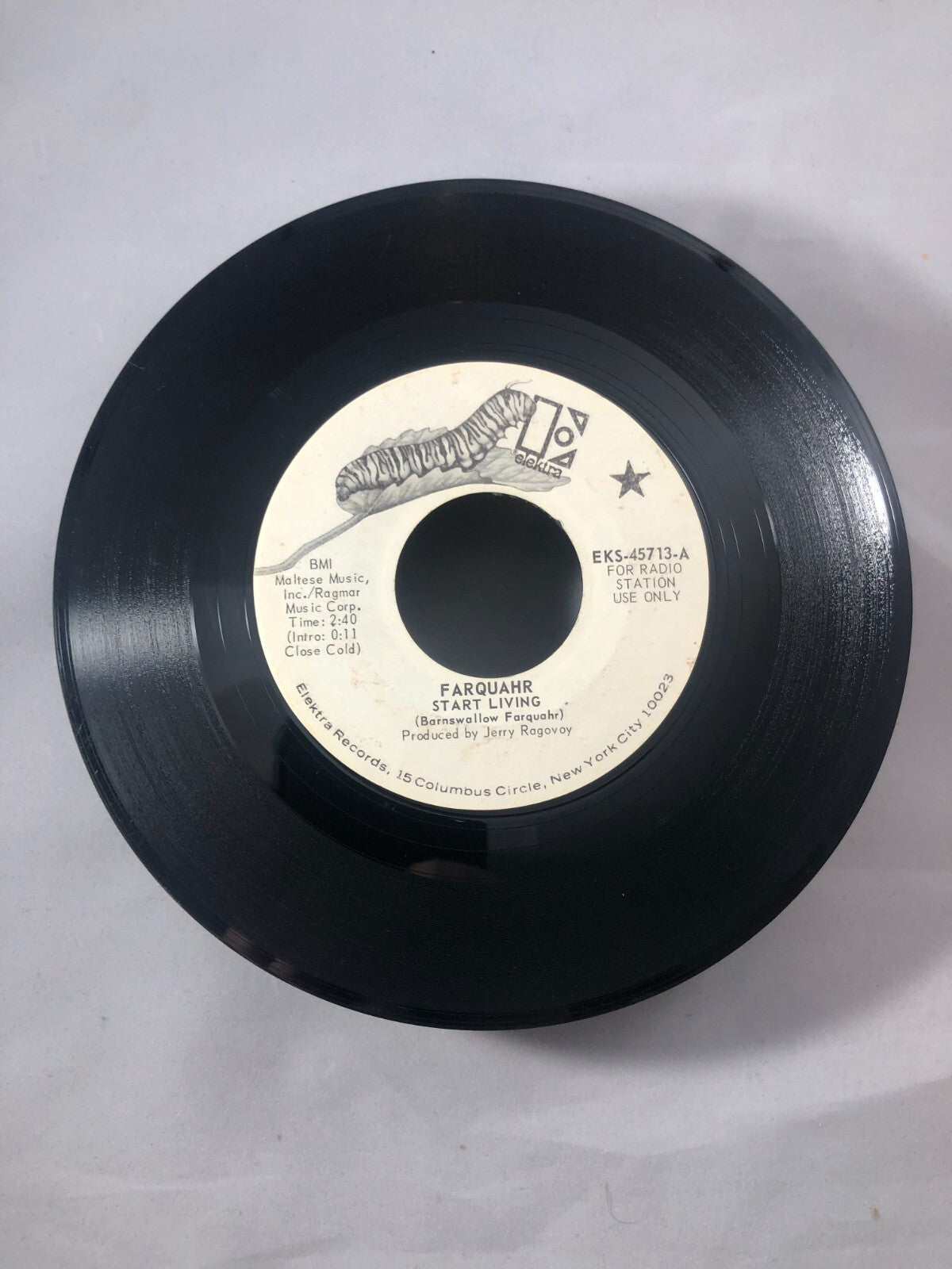 Fabulous Farquahr Some Kind OF God/Hollywood 45 RPM Verve Forecast Records G+