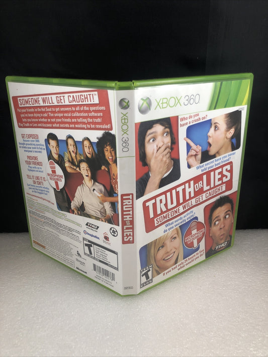 Truth or Lies (Microsoft Xbox 360, 2010) Complete Tested Obscure Game