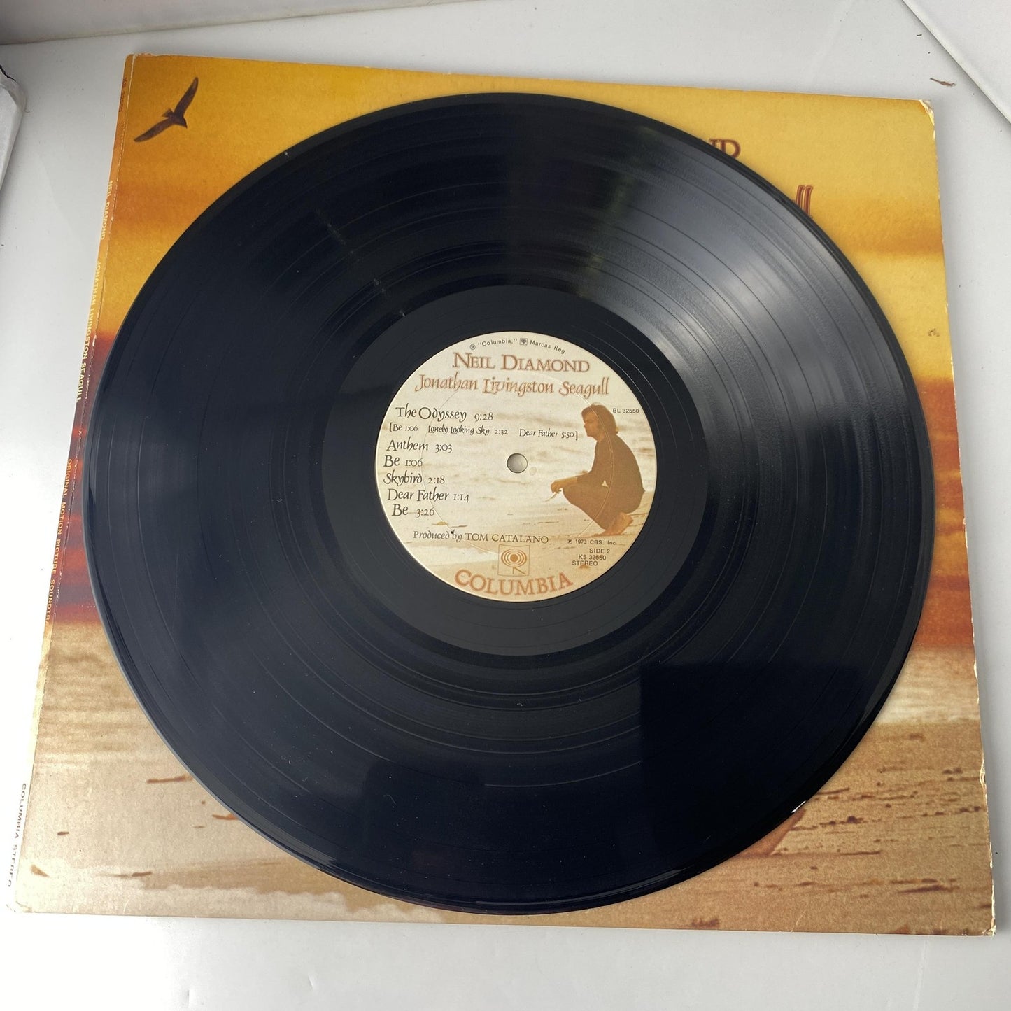 Vintage Neil Diamond Jonathan Livingston Seagull 12" Vinyl LP Columbia OST