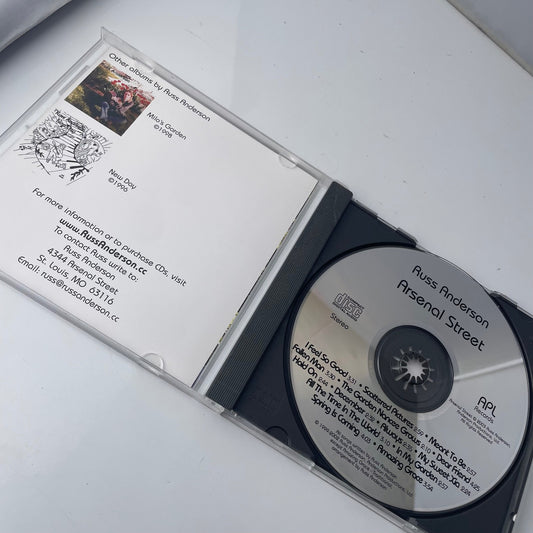 Russ Anderson Arsenal Street CD 2003 APL Records Singer Songwriter Acoustic Folk