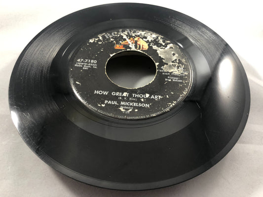 PAUL MICKELSON How Great Thou Art Christian 1957 45rpm 7" VINYL RCA EPA1-1517