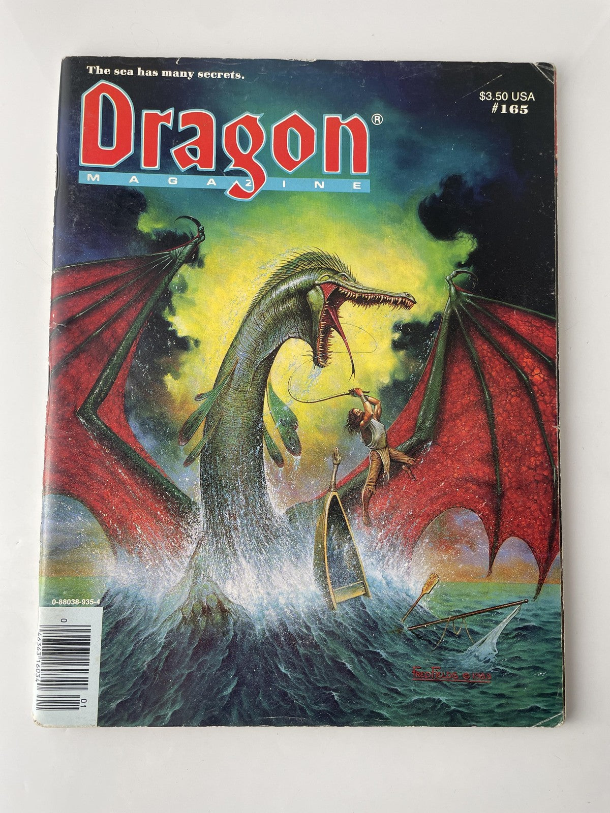 Vintage Dragon Magazine Issue 165 Jan 1991 TSR Dungeons & Dragons RPG AD&D