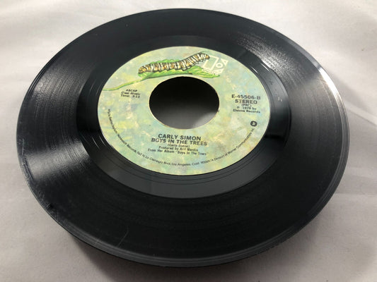 CARLY SIMON & JAMES TAYLOR DEVOTED TO YOU/BOYS IN THE TREES USED 45RPM VINYL