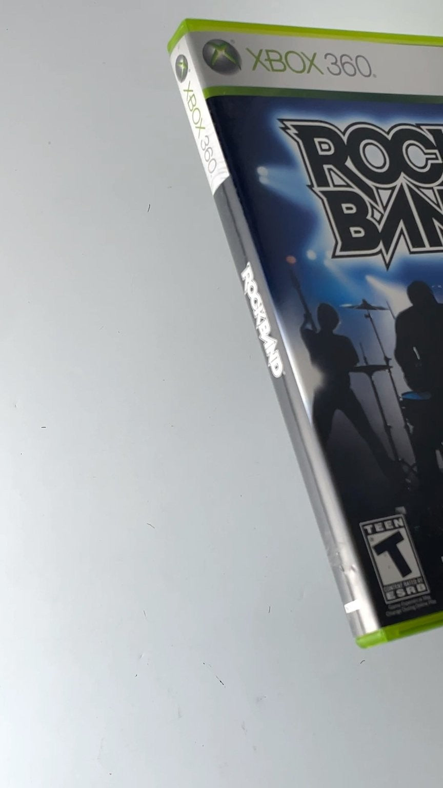Rock Band Xbox 360 Video Game Multiplayer Music Rhythm CIB