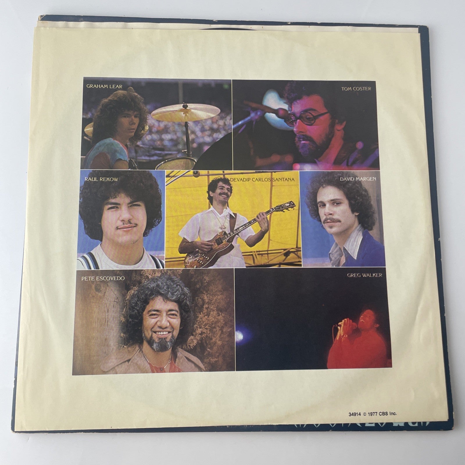 Santana Moonflower 2 LP Set Original Vinyl Record C2 34914 Columbia 1977