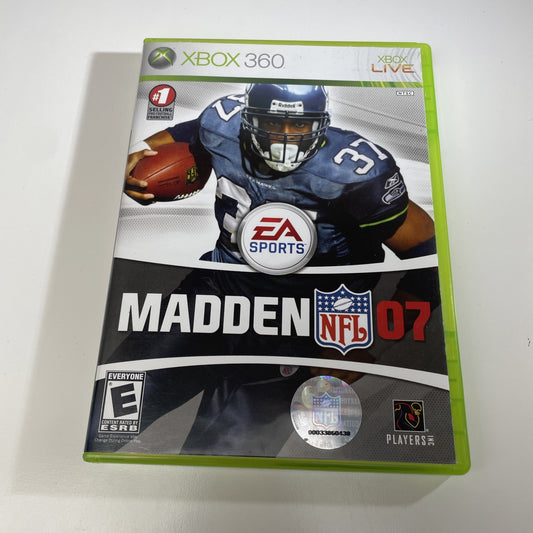 Madden NFL 07 Video Game For Xbox 360 Tested & Working
