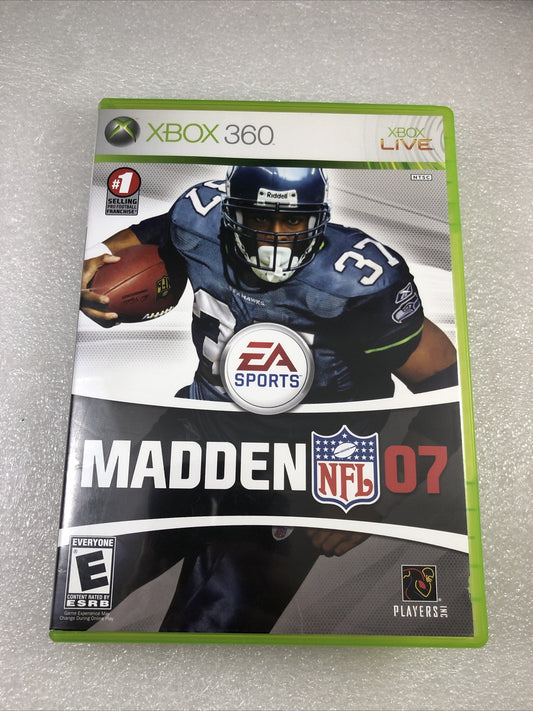Madden NFL 07 Xbox 360 NFR Disc - Good Disc And Case No Manual