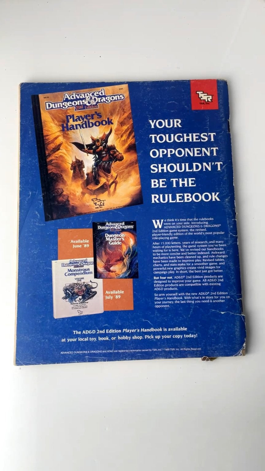 Dragon Magazine #143 TSR 1989 Illustrated Dungeons & Dragons RPG
