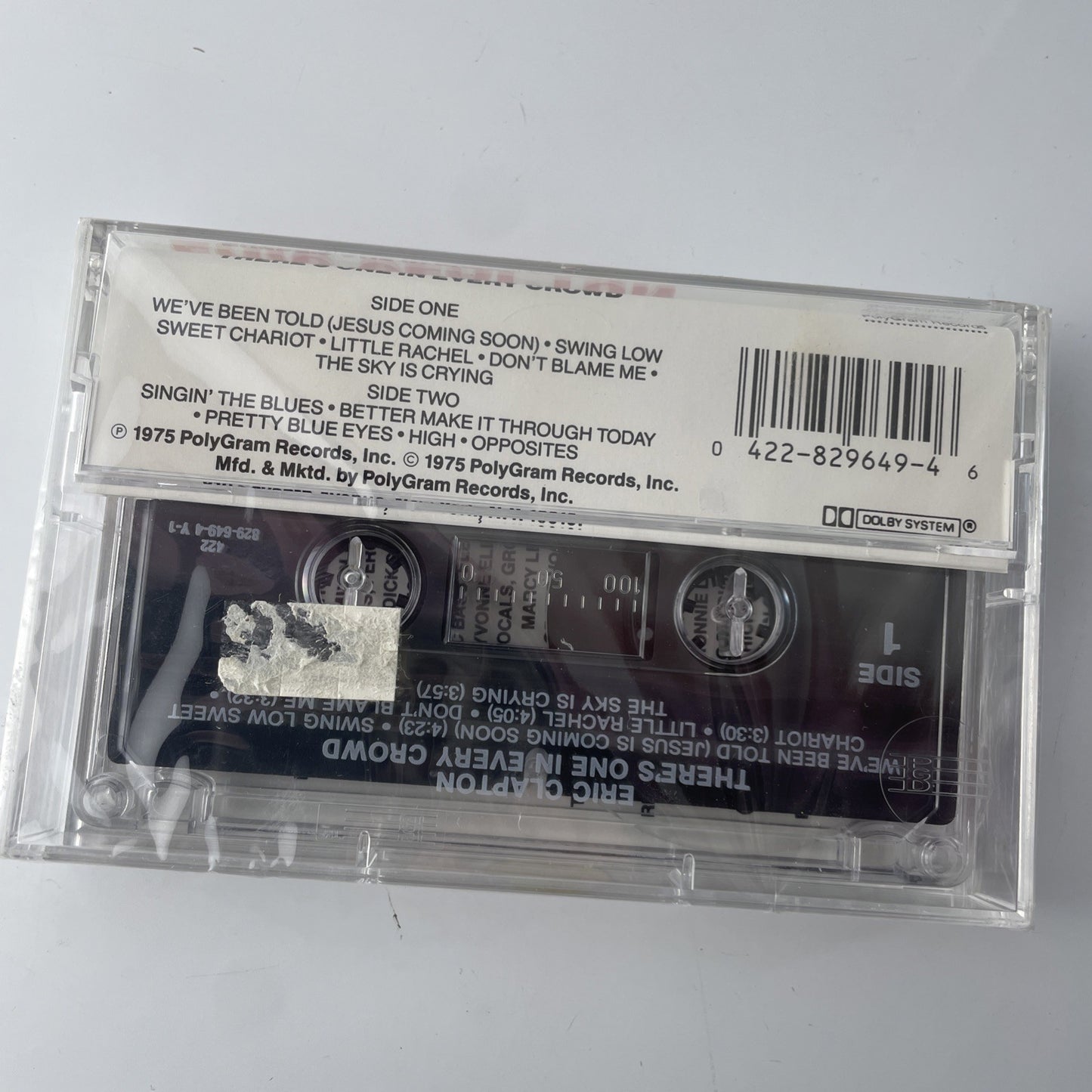 Brand New Sealed Eric Clapton- There's One in Every Crowd Cassette