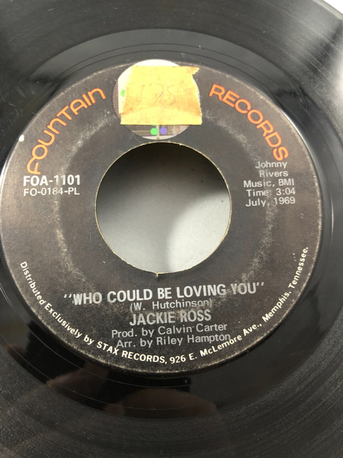 Jackie Ross – Don't Change Your Mind / Who Could Be Loving You 45 RPM RECORD G