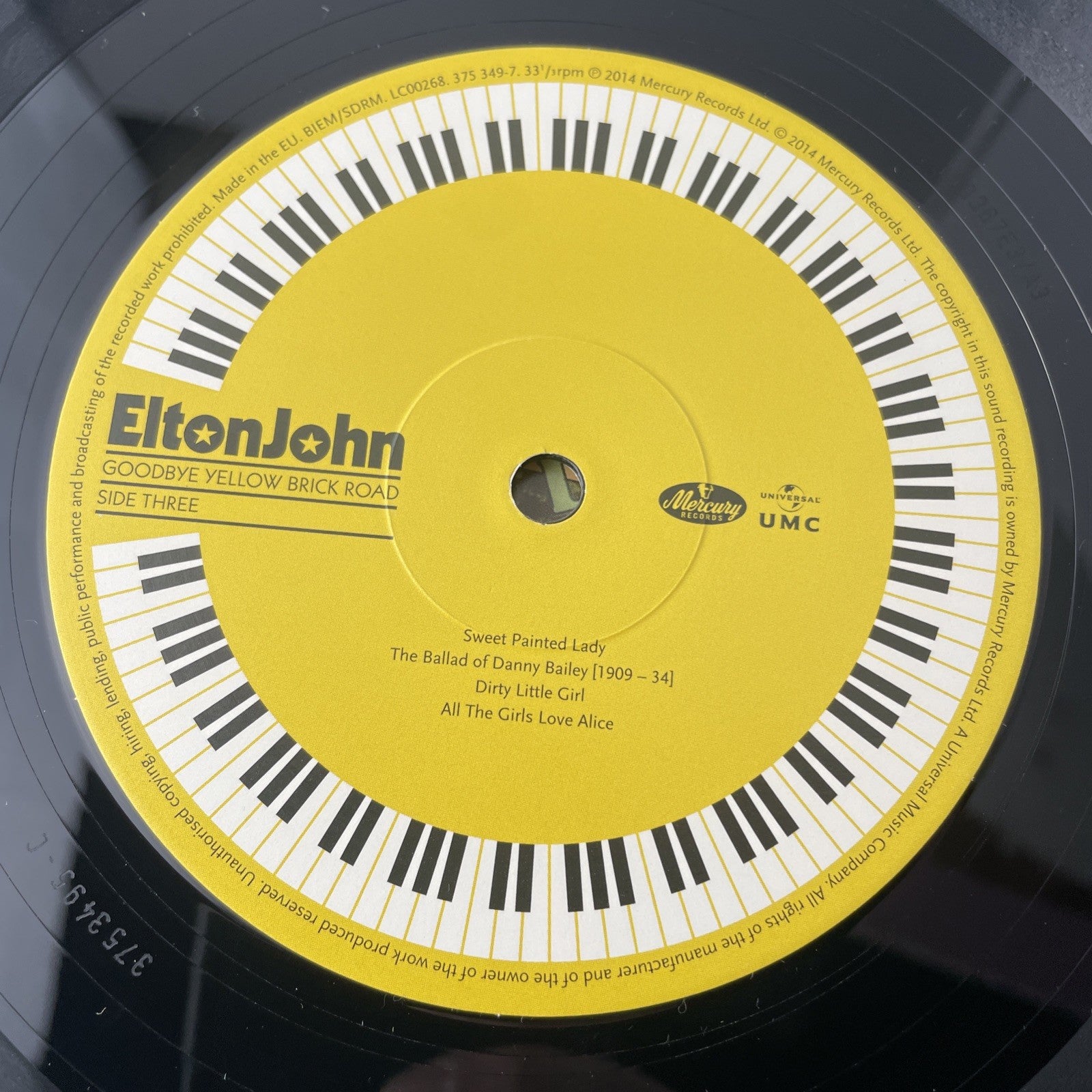 Goodbye Yellow Brick Road by John, Elton (Record, 2014) - VG