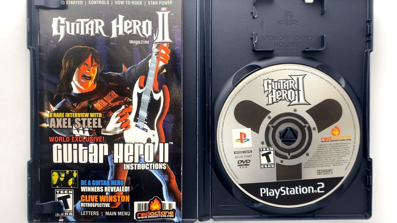 Guitar Hero II PlayStation 2 Video Game Multiplayer Rock Rhythm