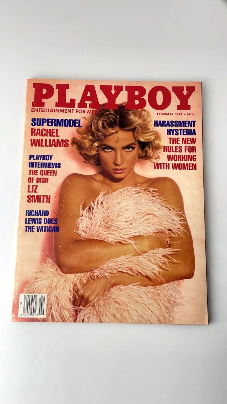 Playboy February 1992 Supermodel Rachel Williams Interview Illustrated