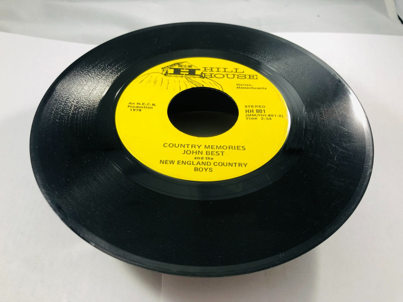1970s 45 vinyl record Country Diesel Drivin Man Jerry Dee Hill House Rare! VTG