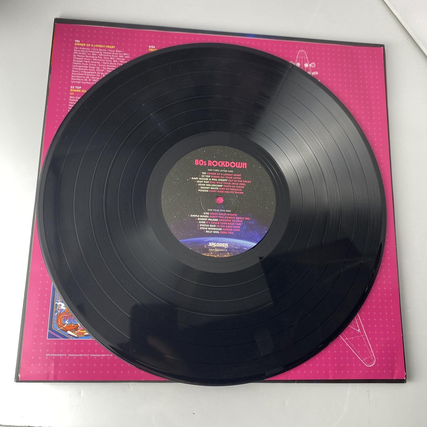 80s Rockdown 2xLP Black Vinyl 12" 33 RPM 2021 Xploded Rock Metal Album