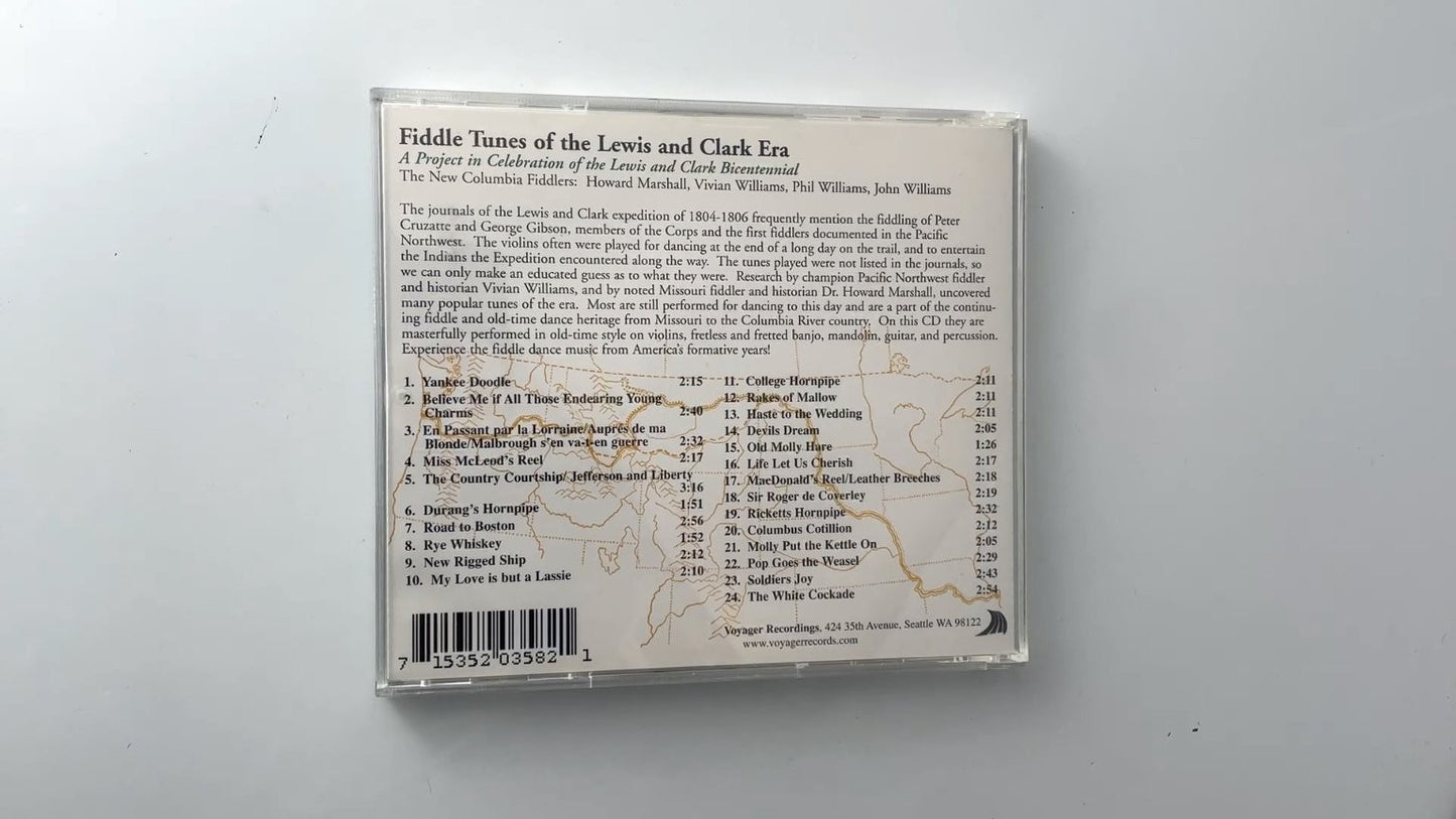 New Columbia Fiddlers - Fiddle Tunes Lewis & Clark Era CD 2002 Folk Voyager