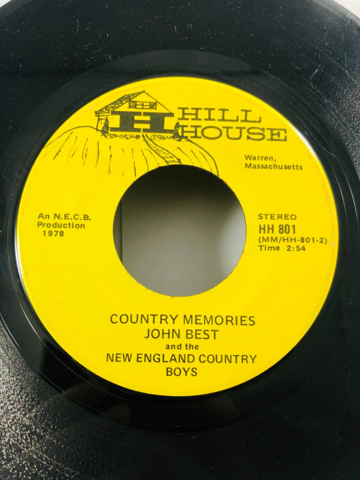 1970s 45 vinyl record Country Diesel Drivin Man Jerry Dee Hill House Rare! VTG