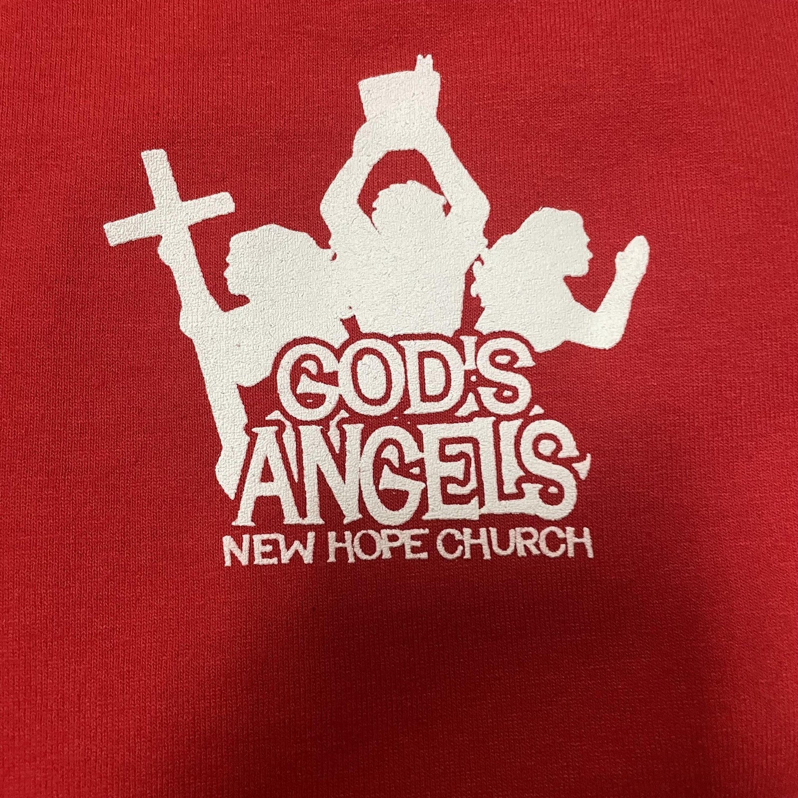 DBZ Dragonball Z Christian Church Shirt Mens Medium Red Graphic Tee Bible