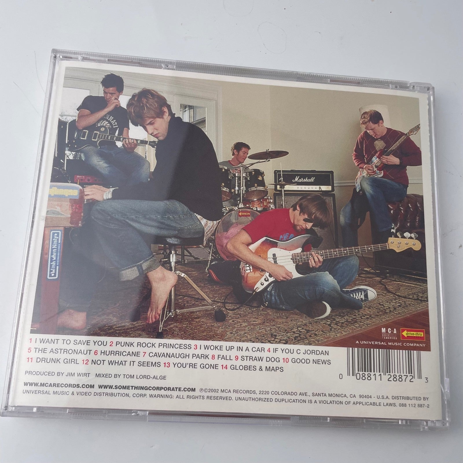 Something Corporate CD Leaving Through The Window 2002 MCA Alternative Rock
