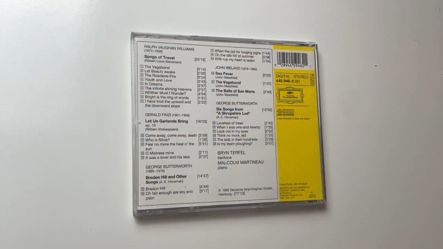 Bryn Terfel - The Vagabond CD 1995 Deutsche Grammophon Classical