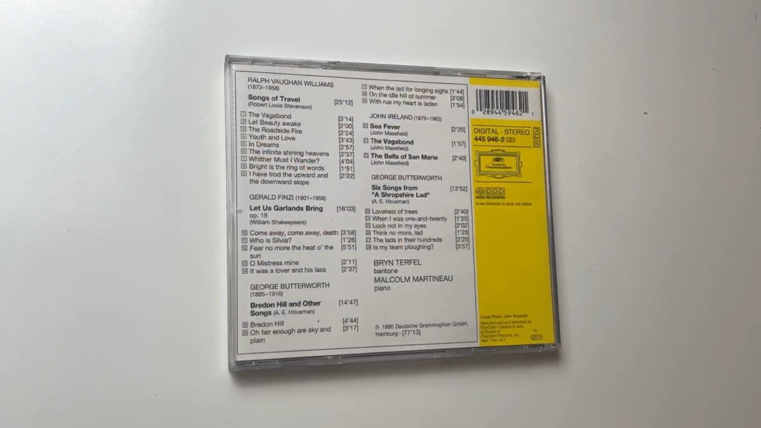 Bryn Terfel - The Vagabond CD 1995 Deutsche Grammophon Classical