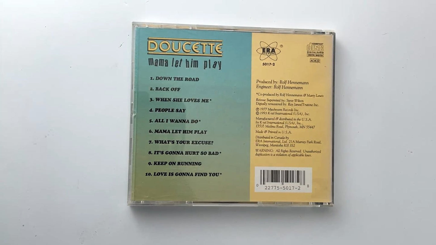Doucette - Mama Let Him Play CD 1993 Remastered Rock Era Records