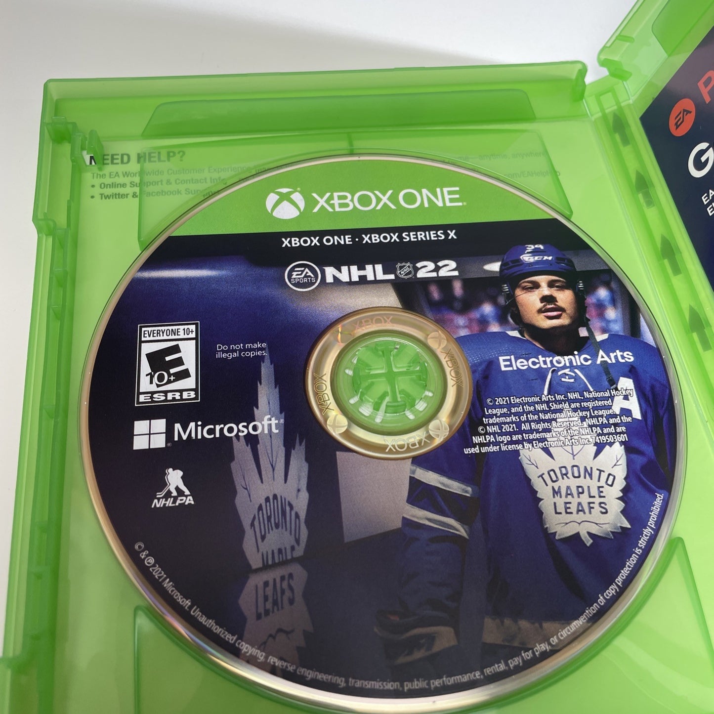 NHL 22 Microsoft Xbox One 2021 Xbox Series X Hockey Game 2022