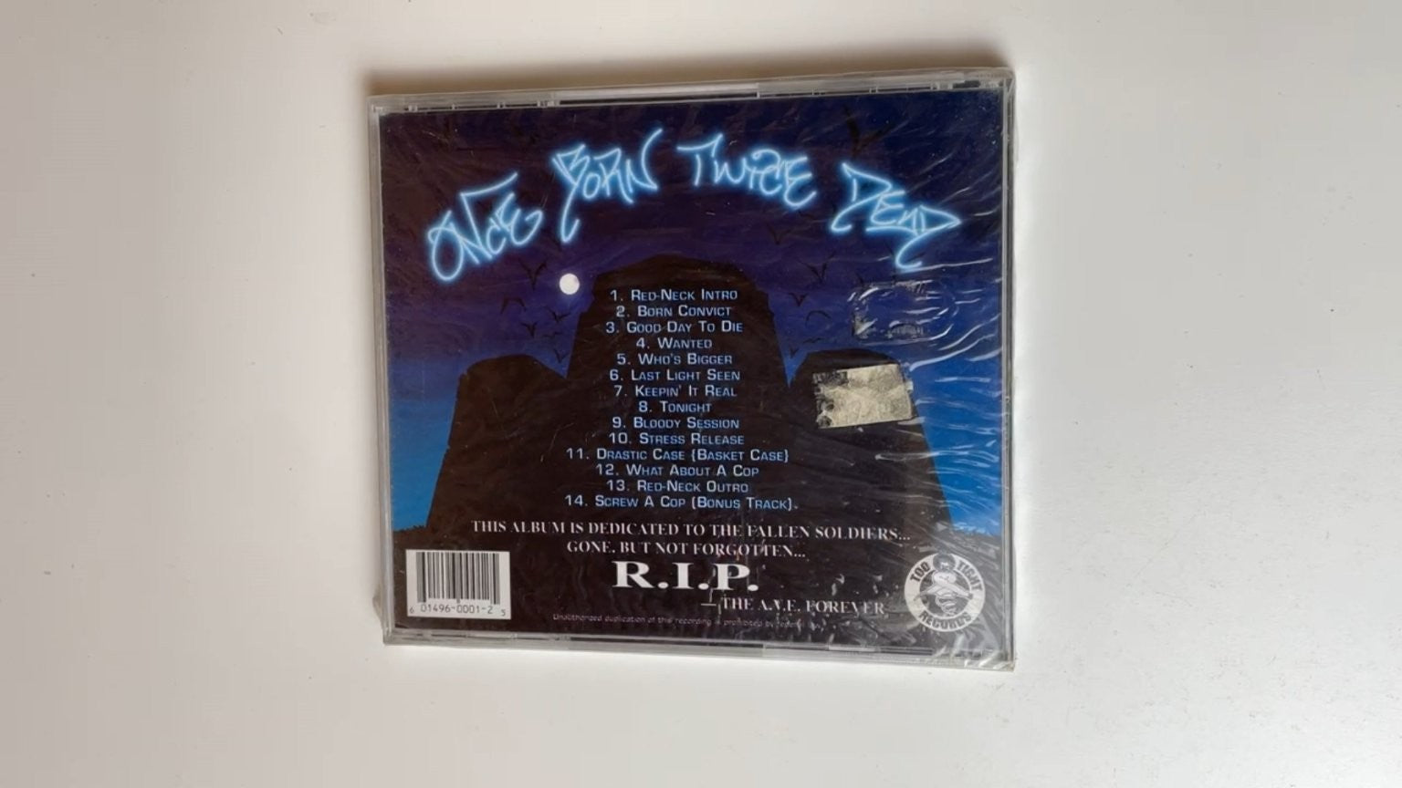 NEW! The Ave - Once Born Twice Dead CD 1997 RARE 90s RAP HIP HOP LOST MEDIA