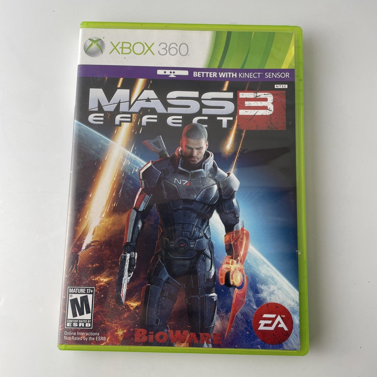 Mass Effect 3  Xbox 360 One Ser X  BACKWARD COMPATIBLE  video game  Tested CLEAN