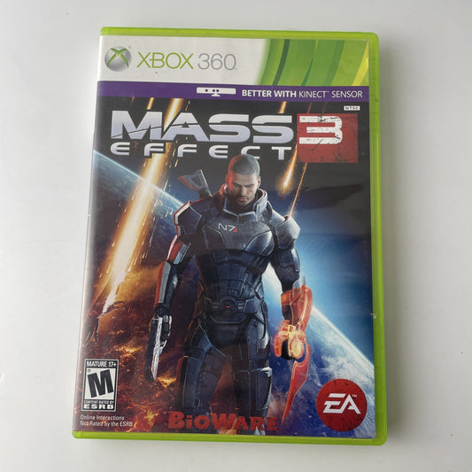Mass Effect 3  Xbox 360 One Ser X  BACKWARD COMPATIBLE  video game  Tested CLEAN