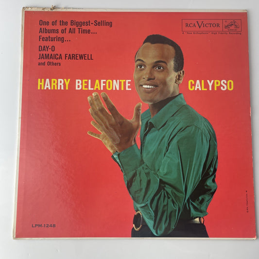 Harry Belafonte Calypso 1956 RCA Victor LPM-1248 Mono  Vinyl is VG