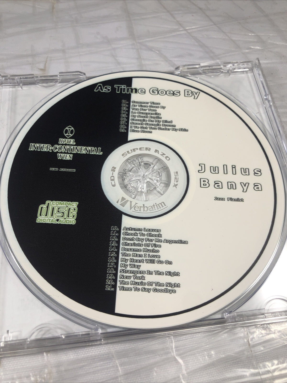 As Time Goes By Julius Ban ya Indie Independent Jazz Pianist Music CD