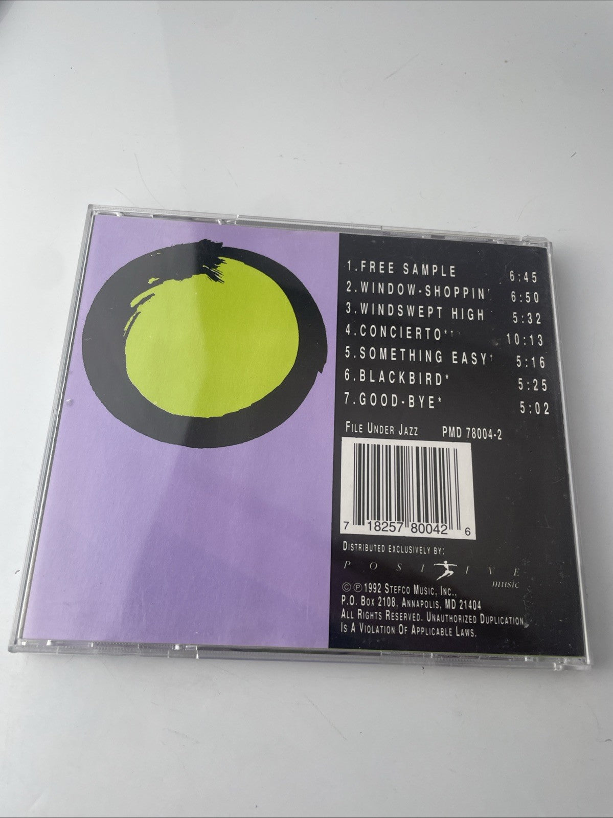 Global Function by Stefan Scaggiari (CD, Apr-2005, Positive Music) Rare
