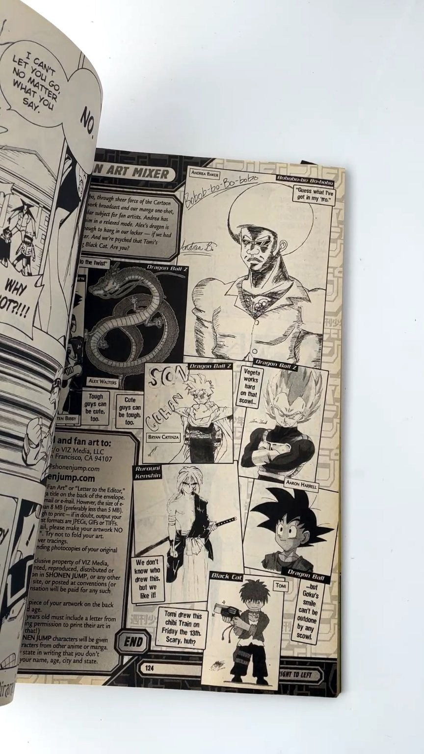 Shonen Jump Vol 4 Issue 6 June 2006 Naruto One Piece Yu-Gi-Oh! STICKERS