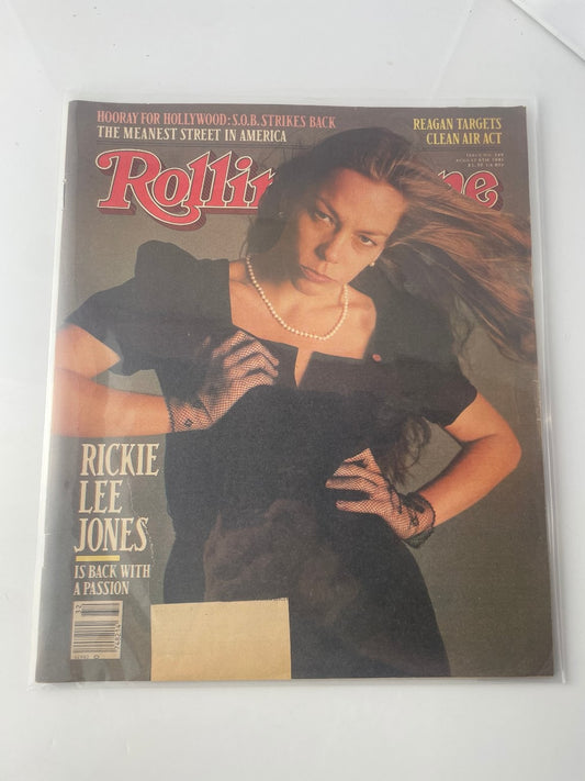 Rolling Stone Magazine Rickie Lee Jones August 6 1981 Issue 349
