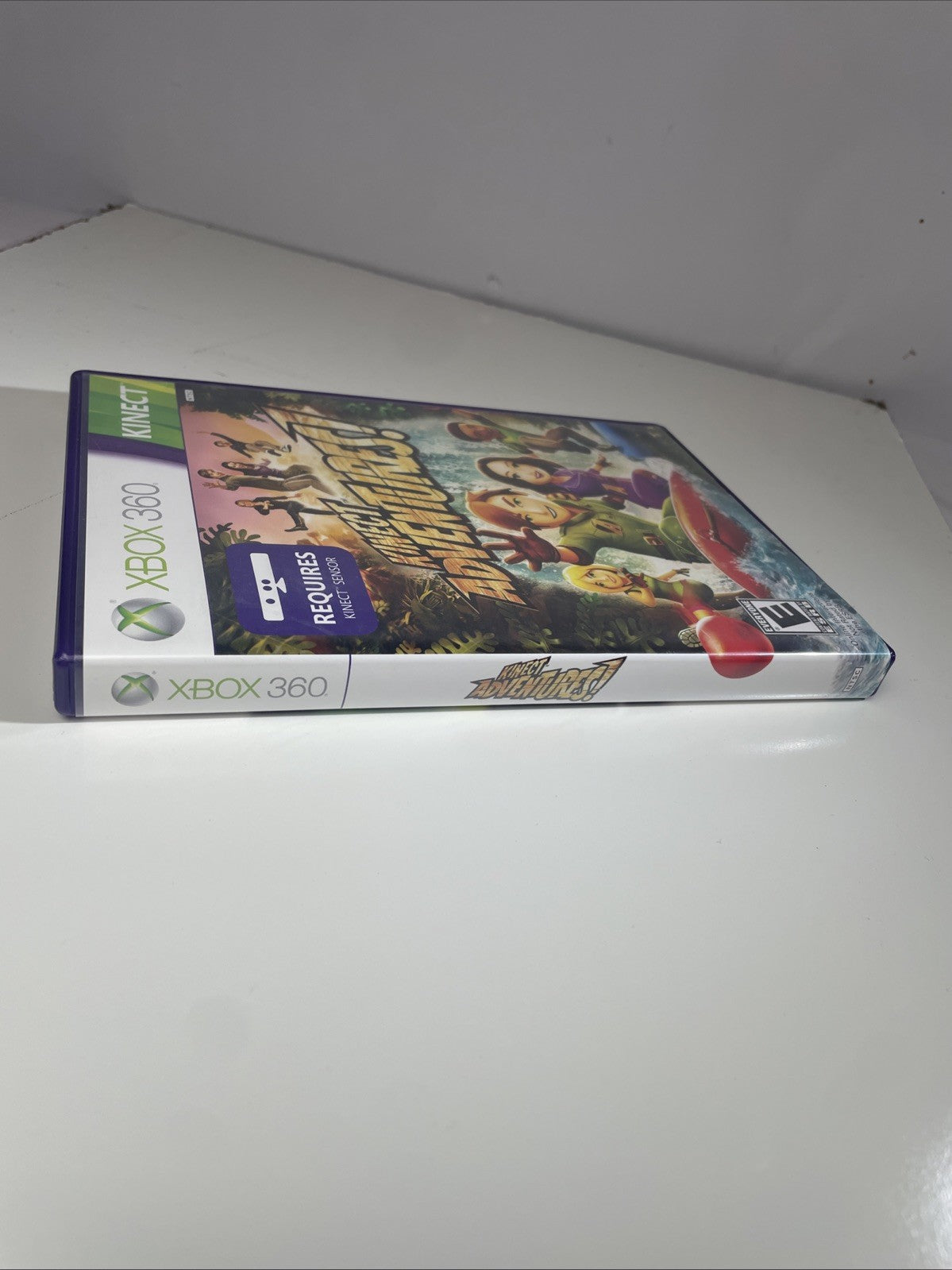 Kinect Adventures Microsoft Xbox 360 COMPLETE W/ MANUAL Sensor Calibration Card