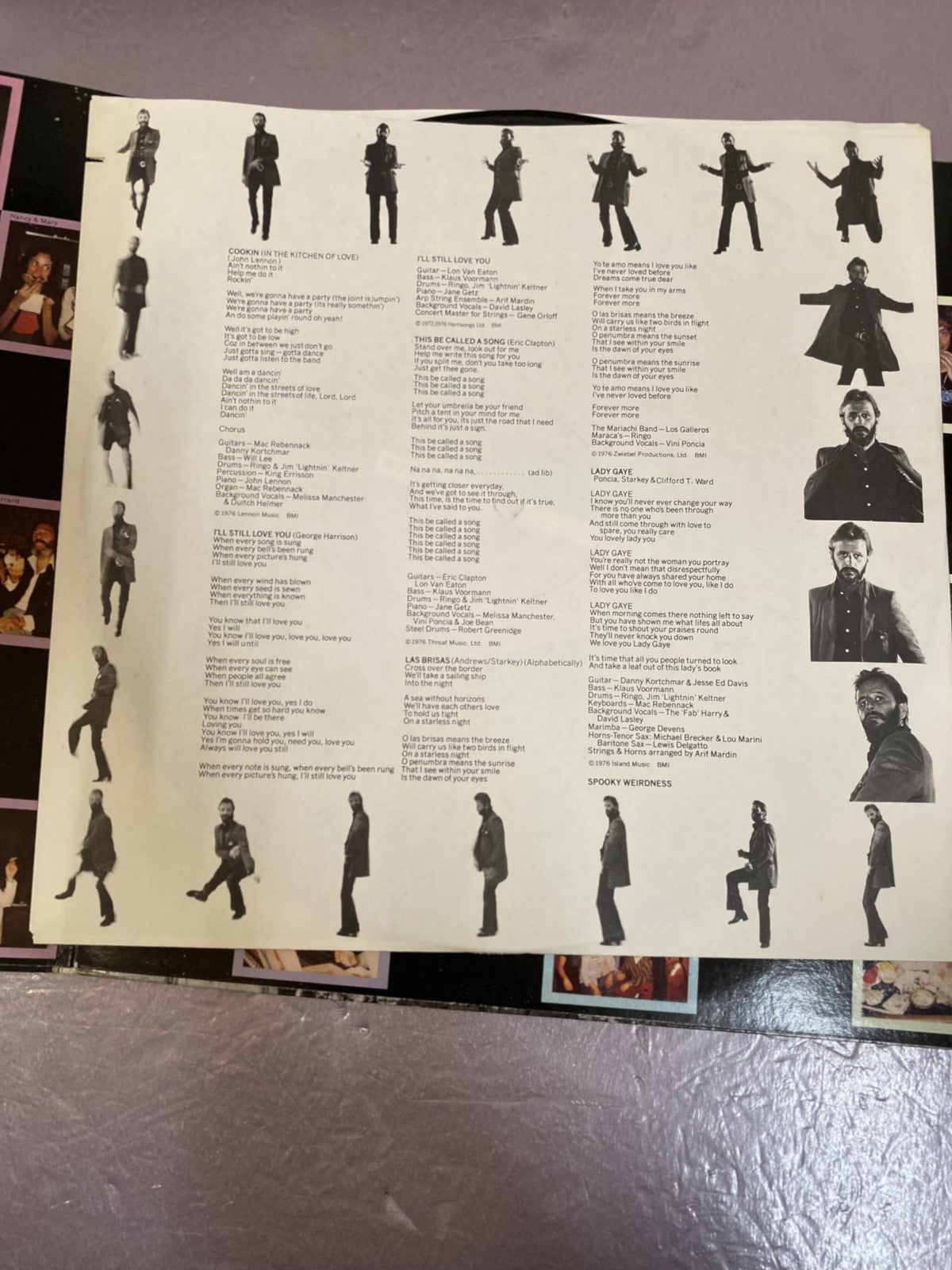 Vintage Ringo Starr Ringo's Rotogravure 12" Black Vinyl LP 1976 Atlantic Rock