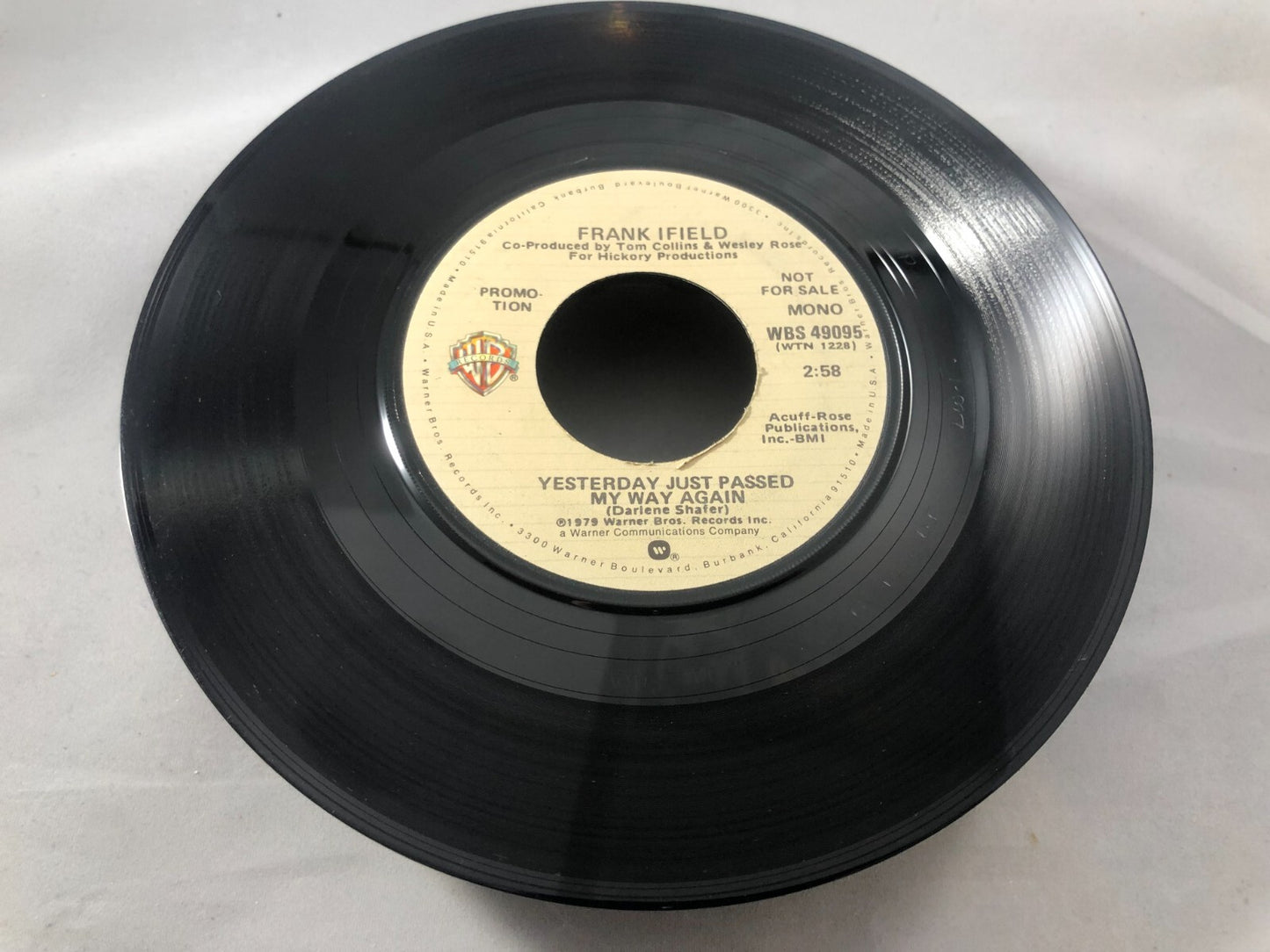Pop Promo Nm! 45 Frank Ifield - Yesterday Just Passed My Way Again / YesterdayVG