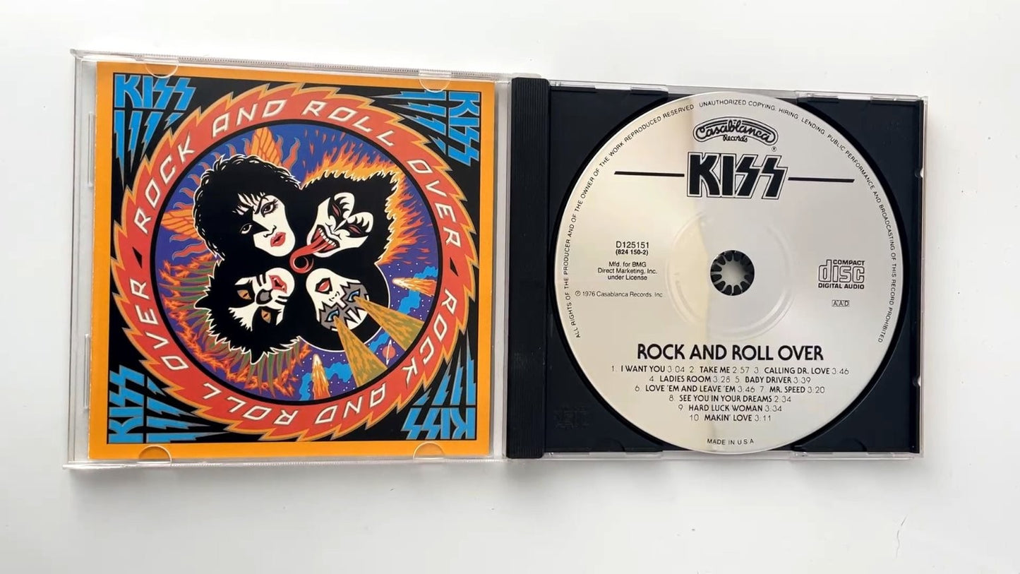 Kiss - Rock and Roll Over CD 1976 Classic Rock Casablanca