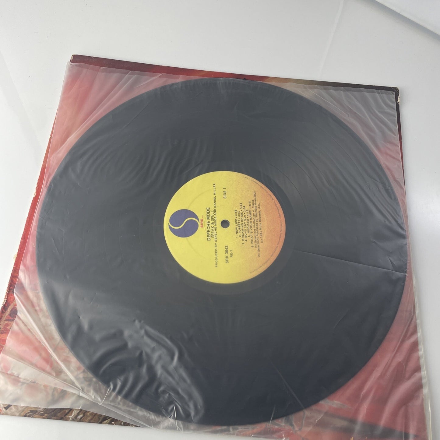 DEPECH MODE 1981: Speak & Spell LP 33 RPM Vinyl 12" Sire Record Los SRK 3642 VG