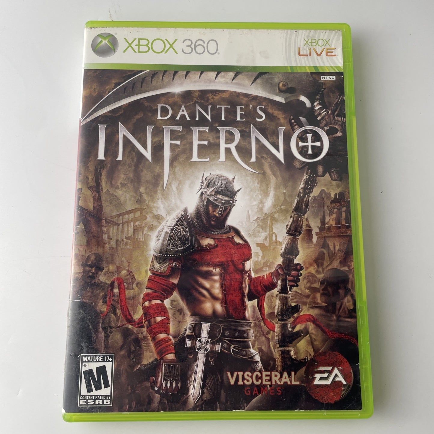 Dante's Inferno (Microsoft Xbox 360, 2010) No Manual