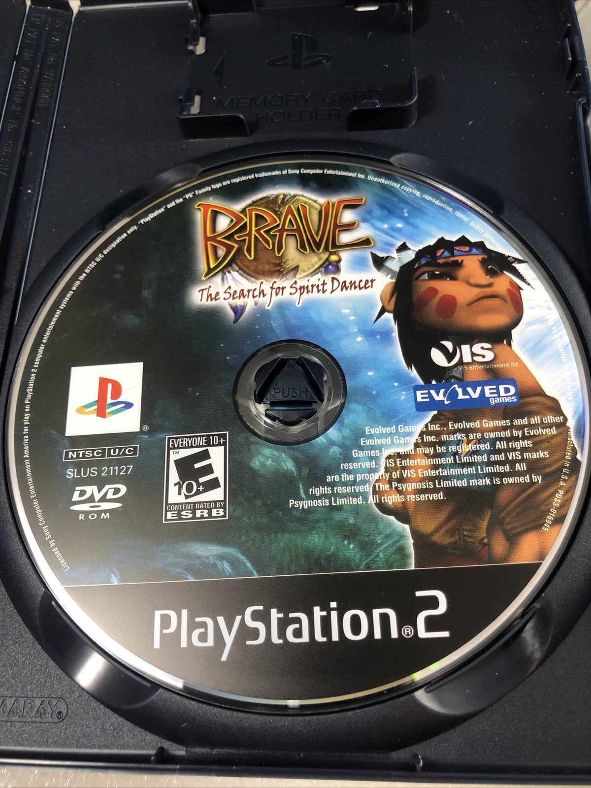Brave Search For Spirit Dancer Playstation 2 PS2 Black Label Rare Native Game