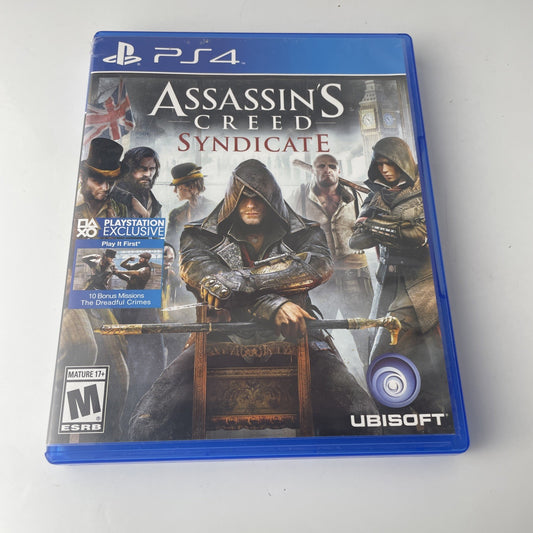 Assassin's Creed: Syndicate (Sony PS4, 2015) No Inserts/ Tested